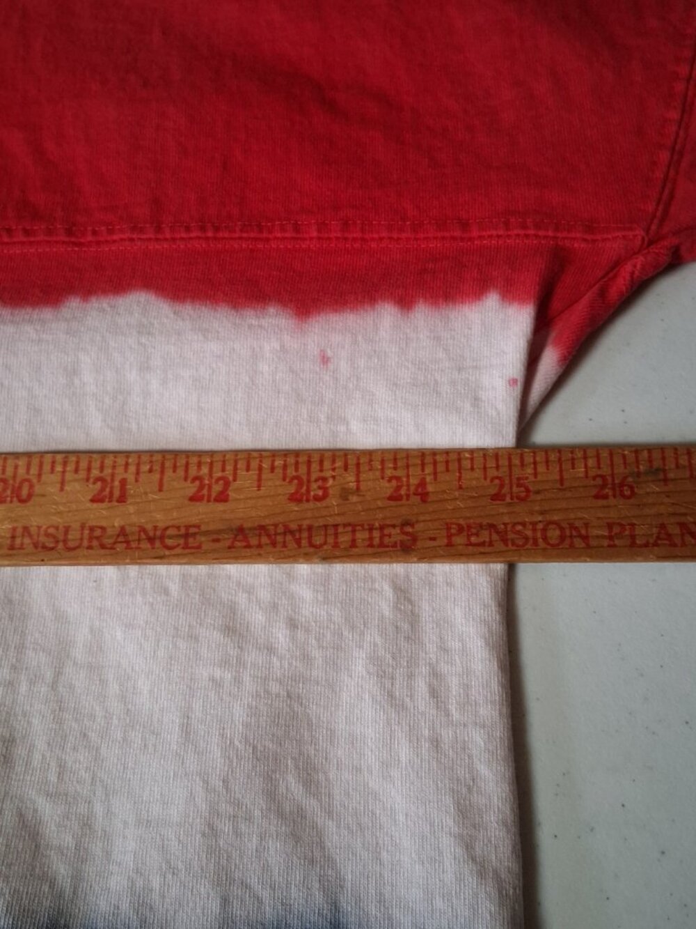 Spirit Jersey Shirt XL Red White Blue Tie Dye Stripe USA America Patriotic - Picture 4 of 16